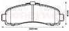 JURID 572257J Brake Pad Set, disc brake