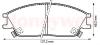 JURID 572269J Brake Pad Set, disc brake