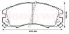 JURID 572275J Brake Pad Set, disc brake