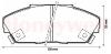 JURID 572308J Brake Pad Set, disc brake