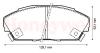 JURID 572309J Brake Pad Set, disc brake