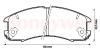 JURID 572317J Brake Pad Set, disc brake