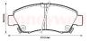 JURID 572324J Brake Pad Set, disc brake