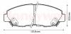 JURID 572349J Brake Pad Set, disc brake