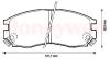 JURID 572381J Brake Pad Set, disc brake
