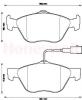 JURID 571951J Brake Pad Set, disc brake