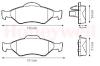 JURID 571996D Brake Pad Set, disc brake