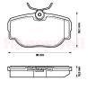 JURID 573067J Brake Pad Set, disc brake