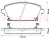 JURID 572429J-AS (572429JAS) Brake Pad Set, disc brake