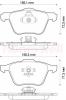 JURID 573142J-AS (573142JAS) Brake Pad Set, disc brake