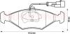 JURID 573109J Brake Pad Set, disc brake