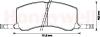 JURID 572399J Brake Pad Set, disc brake