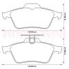 JURID 573186J Brake Pad Set, disc brake