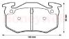 BENDIX 571747B Brake Pad Set, disc brake