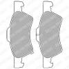 DELPHI LP1693 Brake Pad Set, disc brake