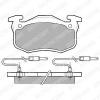 DELPHI LP491 Brake Pad Set, disc brake