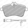 DELPHI LP1938 Brake Pad Set, disc brake