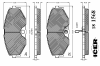 ICER 181568 Brake Pad Set, disc brake