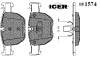 ICER 181574 Brake Pad Set, disc brake