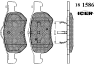ICER 181586 Brake Pad Set, disc brake