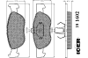 ICER 181602 Brake Pad Set, disc brake