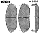ICER 181606 Brake Pad Set, disc brake