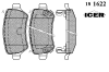 ICER 181622 Brake Pad Set, disc brake