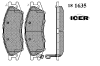 ICER 181635 Brake Pad Set, disc brake