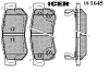 ICER 181645 Brake Pad Set, disc brake