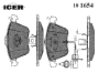 ICER 181654 Brake Pad Set, disc brake