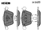 ICER 181655 Brake Pad Set, disc brake
