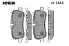 ICER 181661 Brake Pad Set, disc brake