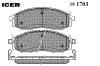 ICER 181703 Brake Pad Set, disc brake
