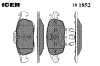ICER 181852 Brake Pad Set, disc brake