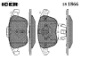 ICER 181866 Brake Pad Set, disc brake