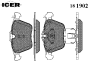 ICER 181902 Brake Pad Set, disc brake