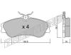 TRUSTING 226.1 (2261) Brake Pad Set, disc brake