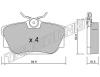 TRUSTING 355.0 (3550) Brake Pad Set, disc brake