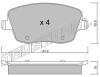 TRUSTING 563.0 (5630) Brake Pad Set, disc brake