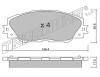 TRUSTING 764.0 (7640) Brake Pad Set, disc brake
