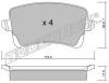 TRUSTING 792.0 (7920) Brake Pad Set, disc brake