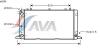 AVA QUALITY COOLING AI2098 Radiator, engine cooling