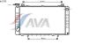 AVA QUALITY COOLING DN2150 Radiator, engine cooling