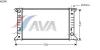 AVA QUALITY COOLING FD2085 Radiator, engine cooling