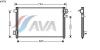 AVA QUALITY COOLING JR5036 Condenser, air conditioning