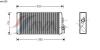 AVA QUALITY COOLING MS6188 Heat Exchanger, interior heating