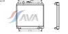 AVA QUALITY COOLING MT2109 Radiator, engine cooling
