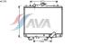 AVA QUALITY COOLING MT2156 Radiator, engine cooling