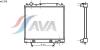 AVA QUALITY COOLING MT2158 Radiator, engine cooling