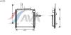 AVA QUALITY COOLING MZ5156 Condenser, air conditioning